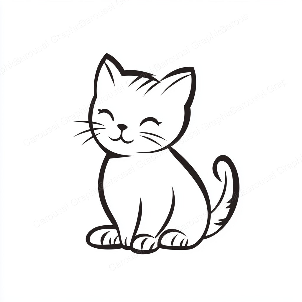 Kitten Vector Graphic preview