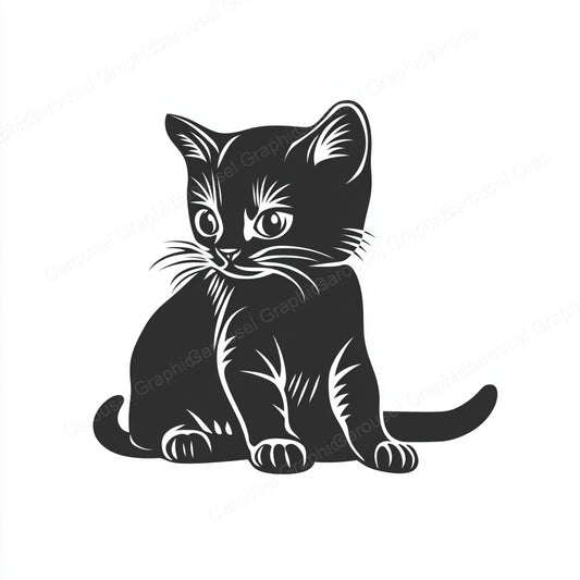 Kitten Vector Graphic preview