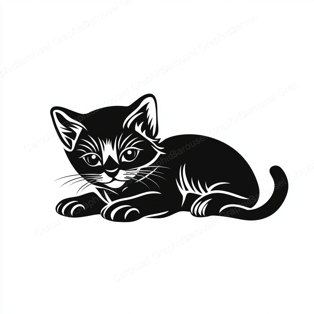 Kitten Vector Graphic preview