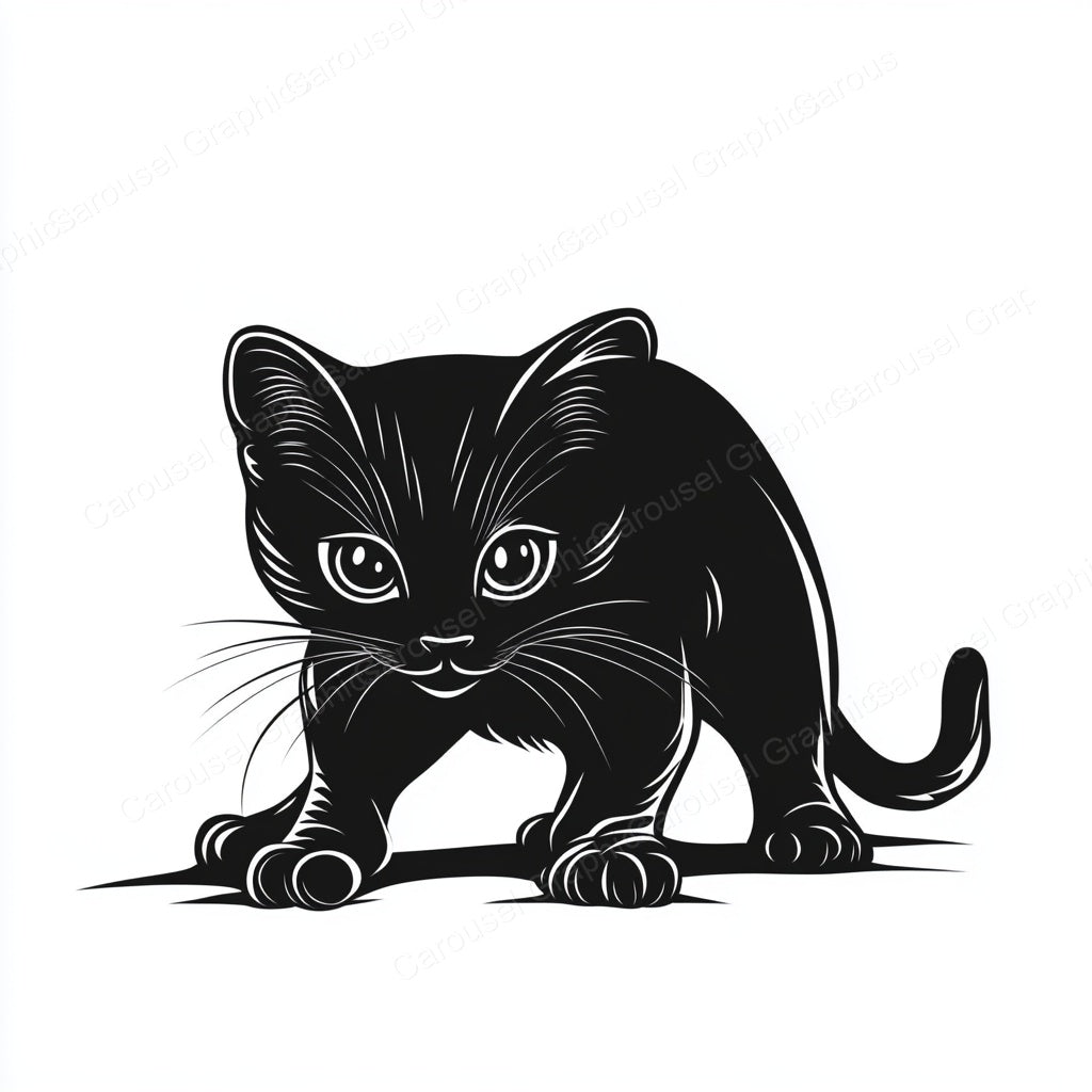 Kitten Vector Graphic preview