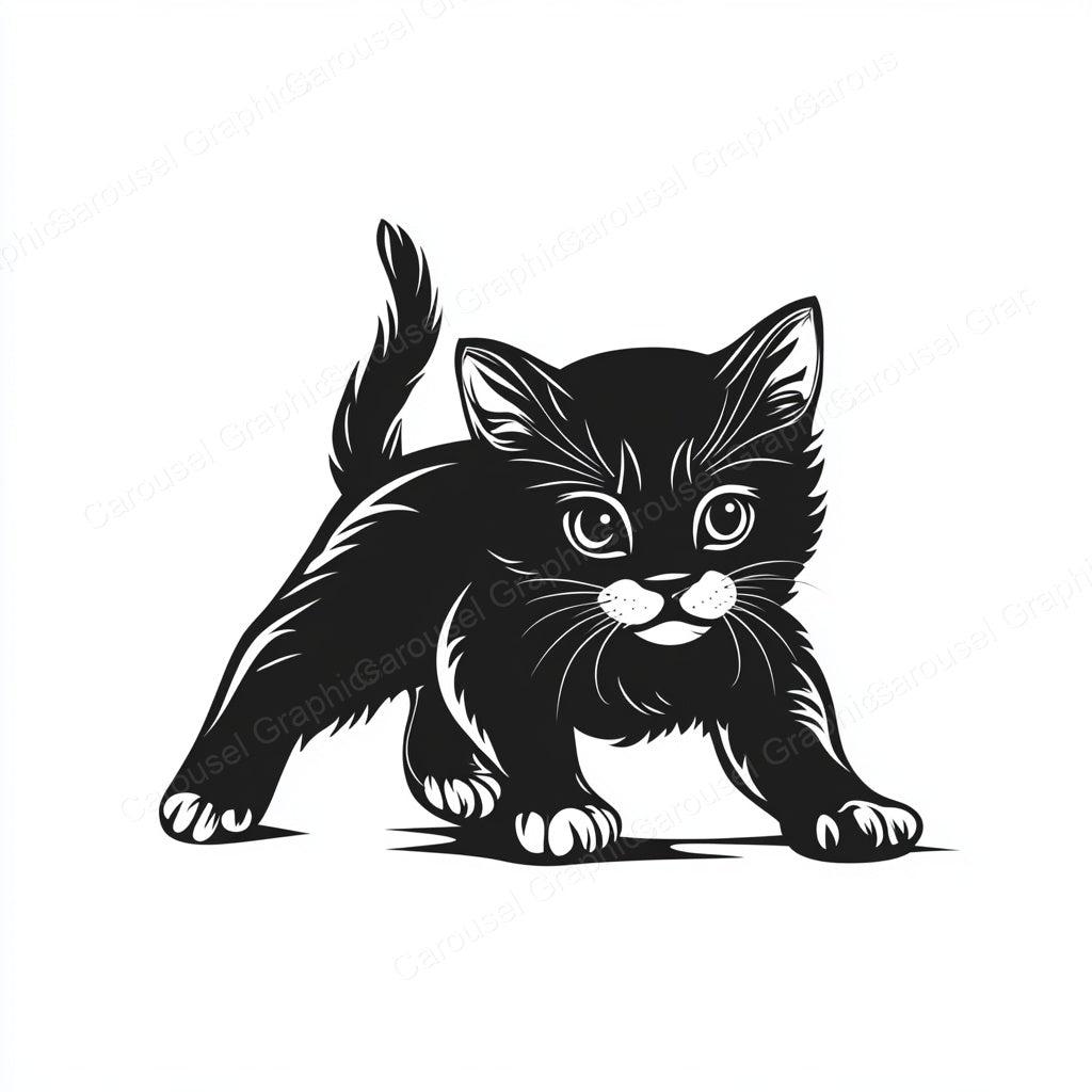 Kitten Vector Graphic preview