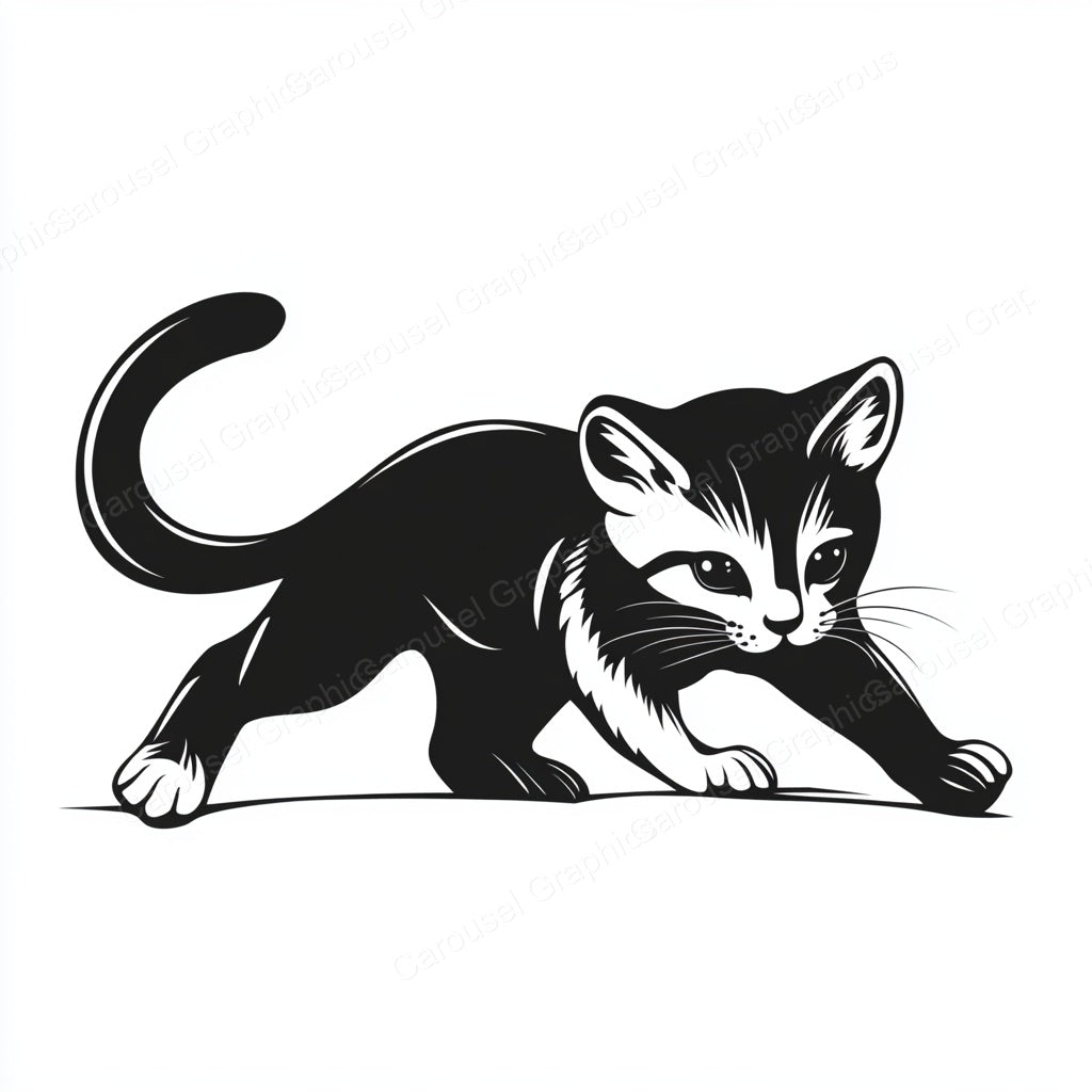 Kitten Vector Graphic preview