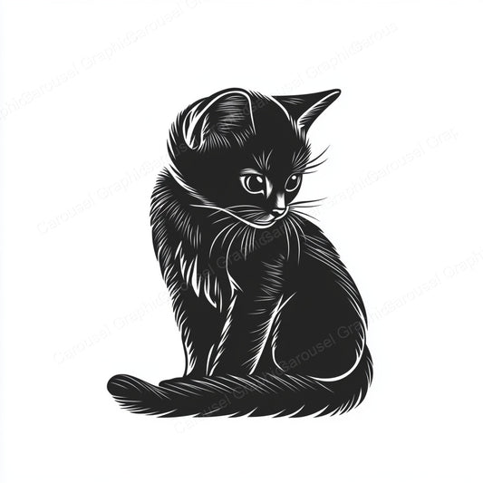 Kitten Vector Graphic preview