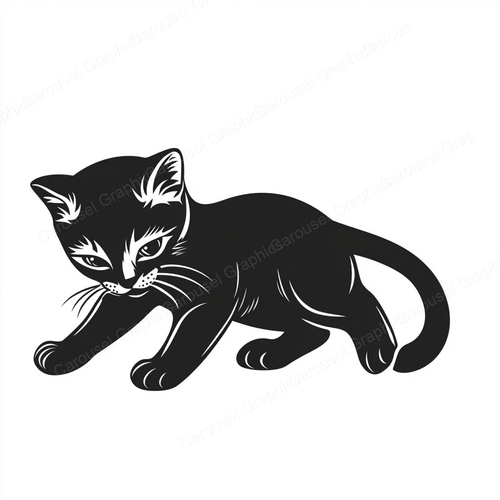 Kitten Vector Graphic preview