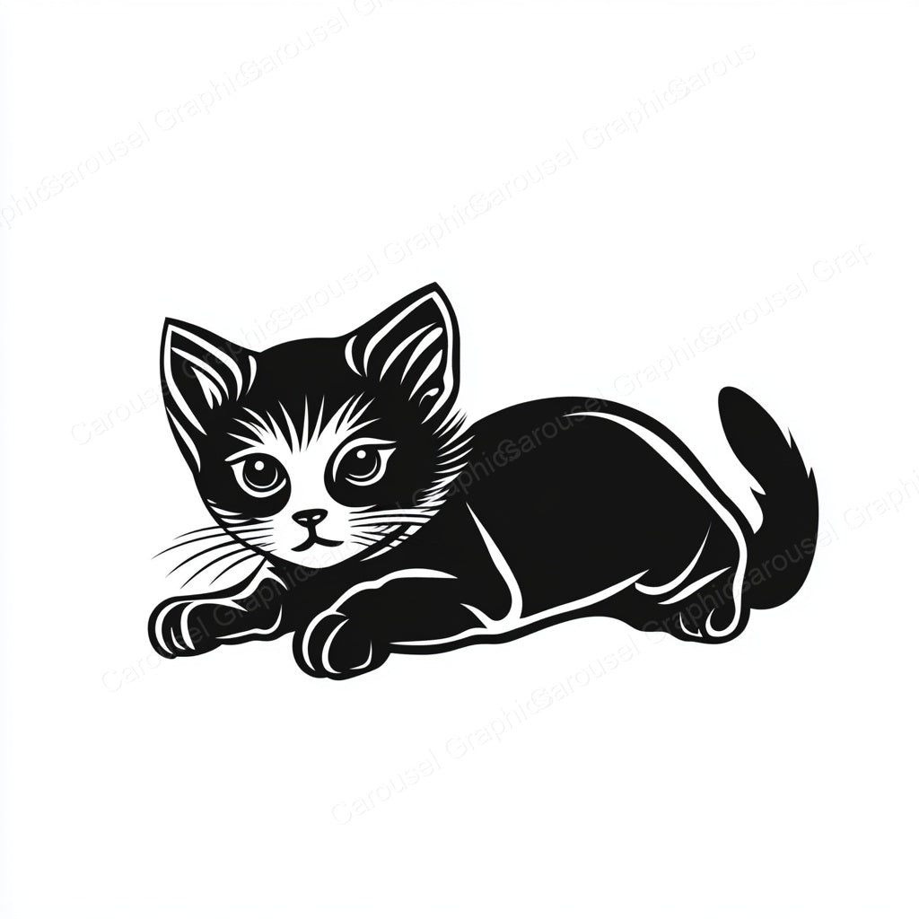 Kitten Vector Graphic preview