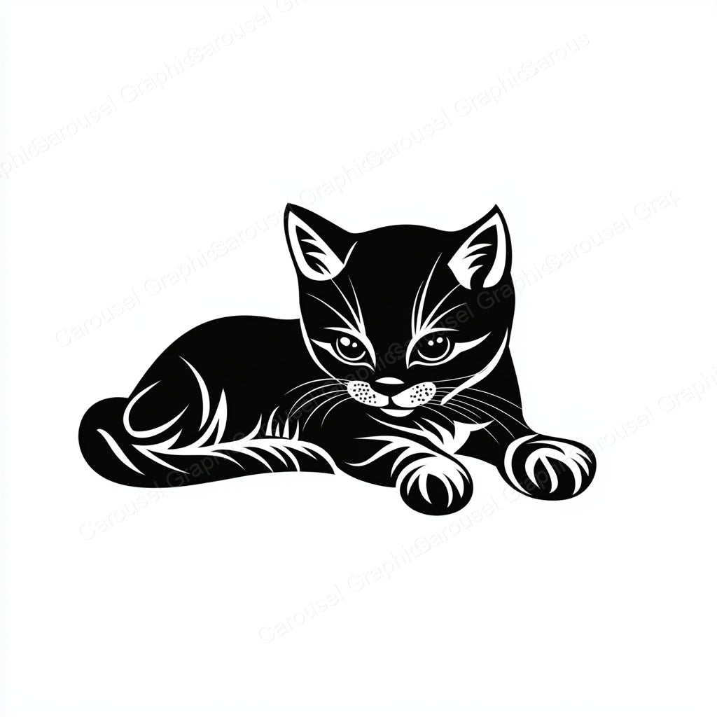Kitten Vector Graphic preview