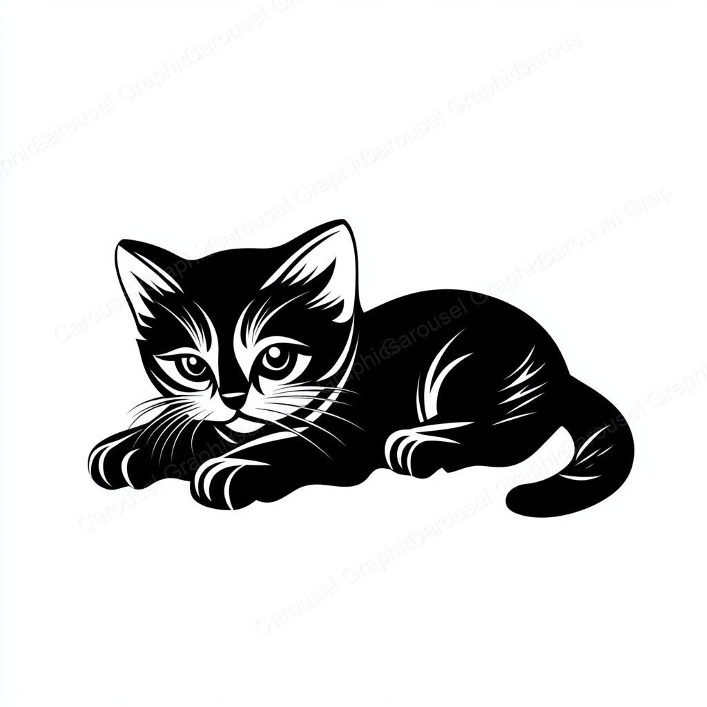 Kitten Vector Graphic preview