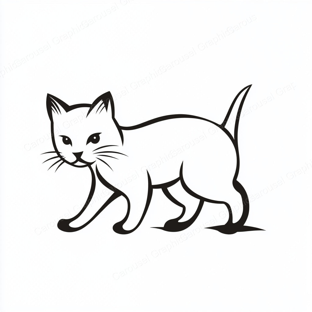 Kitten Vector Graphic preview