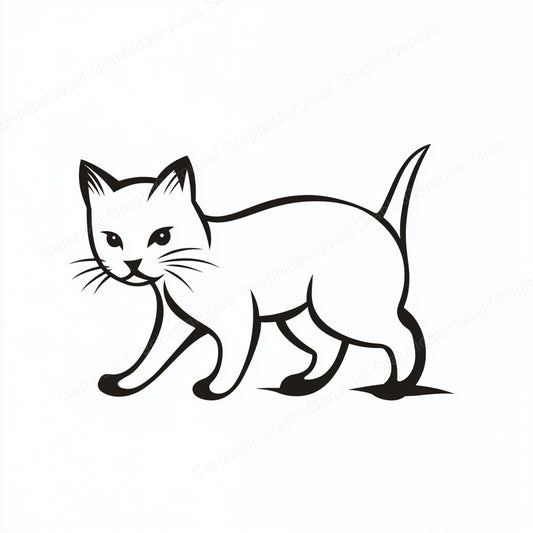 Kitten Vector Graphic preview
