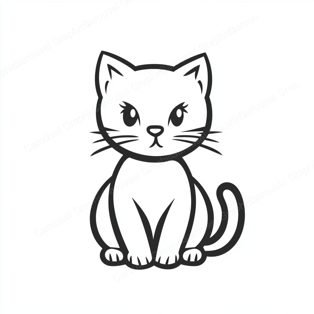 Kitten Vector Graphic preview