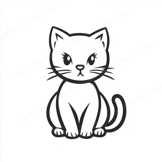 Kitten Vector Graphic preview