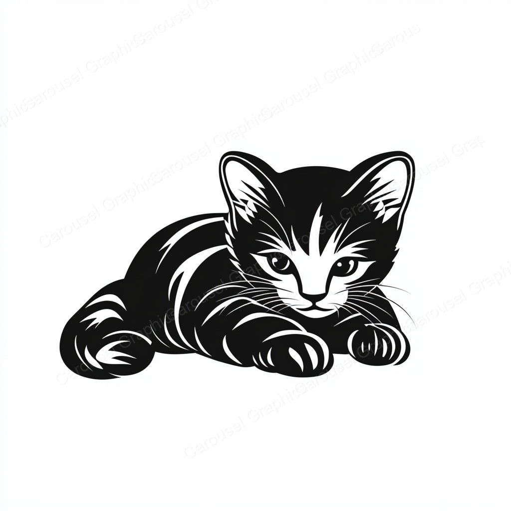 Kitten Vector Graphic preview