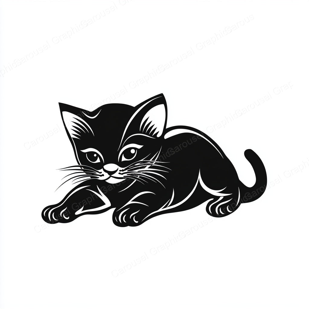 Kitten Vector Graphic preview