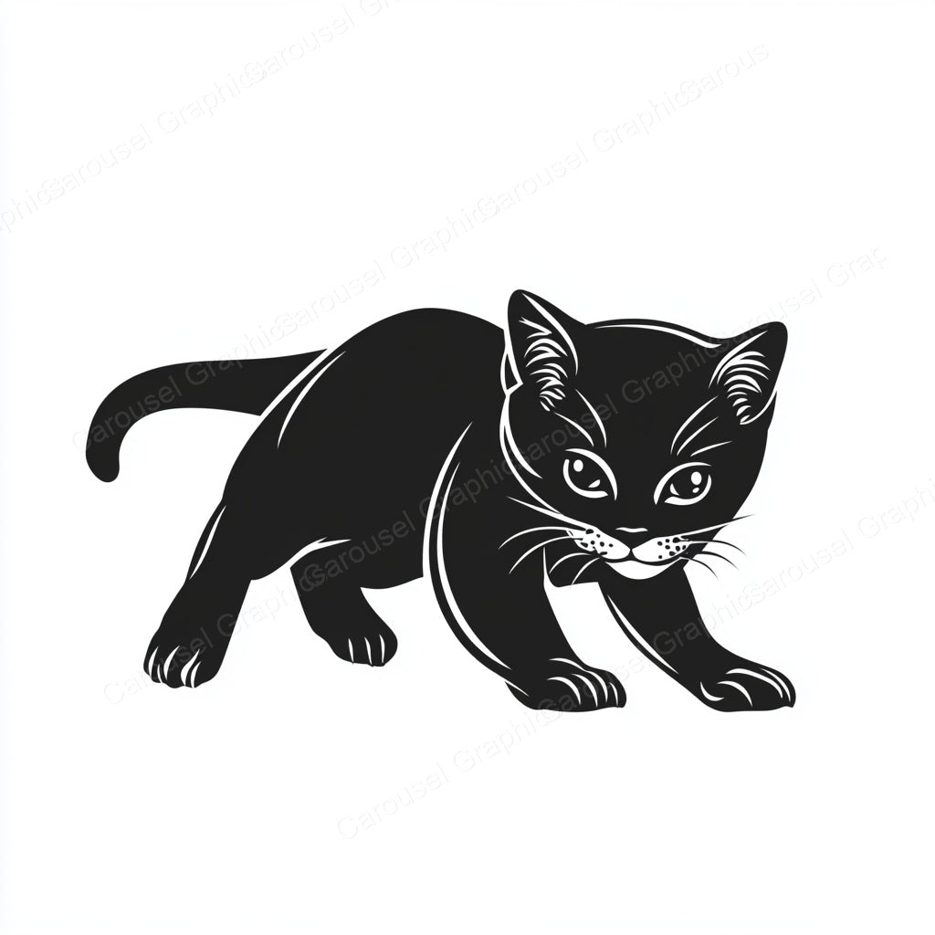 Kitten Vector Graphic preview
