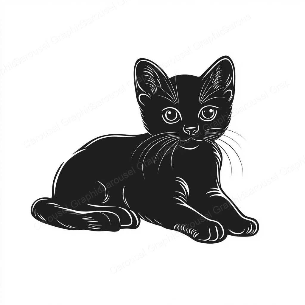 Kitten Vector Graphic preview