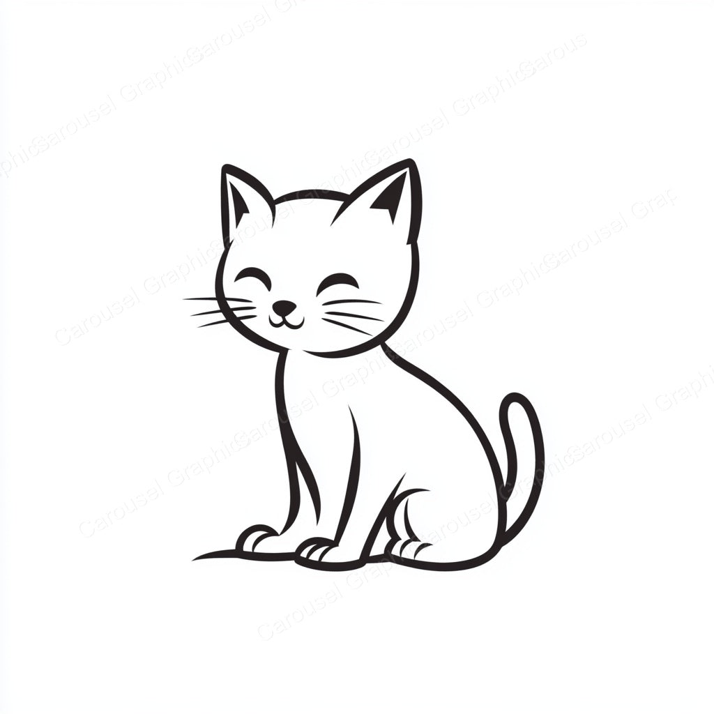 Kitten Vector Graphic preview