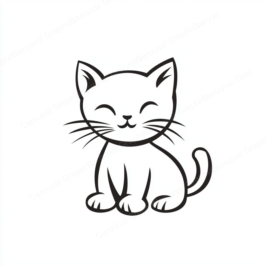 Kitten Vector Graphic preview