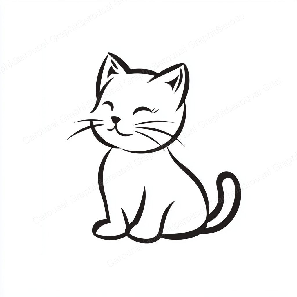 Kitten Vector Graphic preview