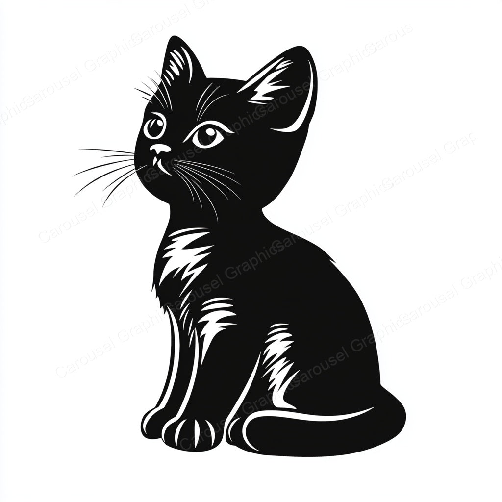 Kitten Vector Graphic preview