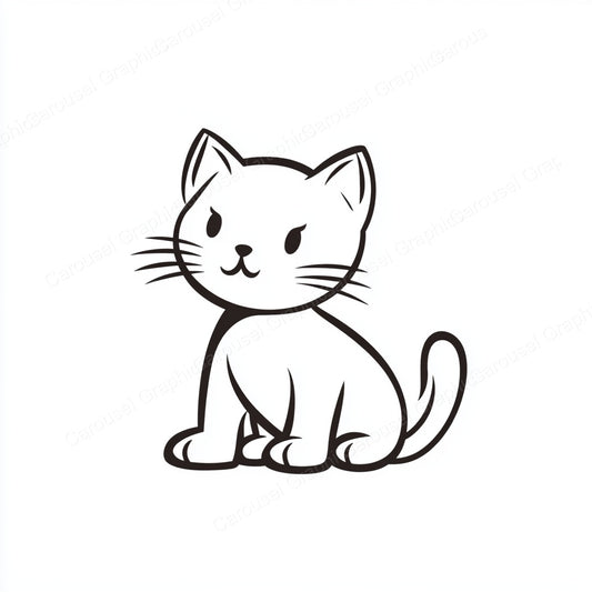 Kitten Vector Graphic preview