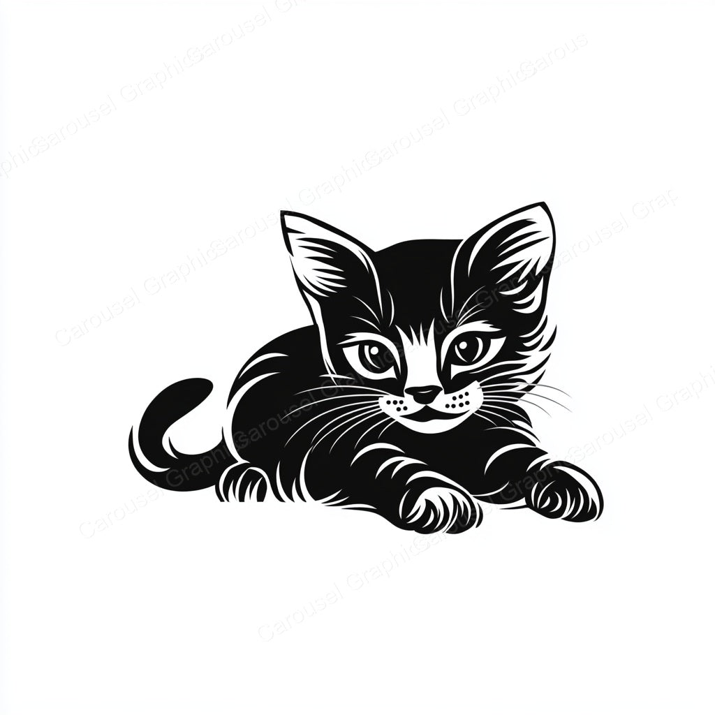 Kitten Vector Graphic preview