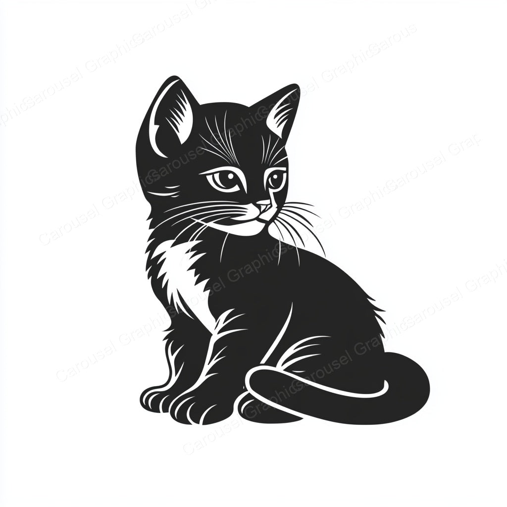 Kitten Vector Graphic preview
