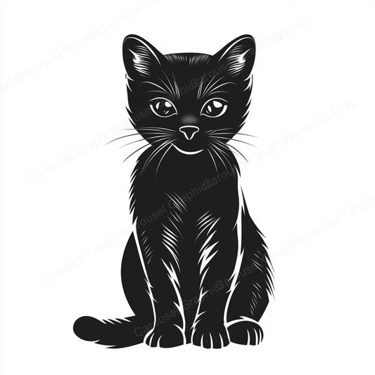 Kitten Vector Graphic preview
