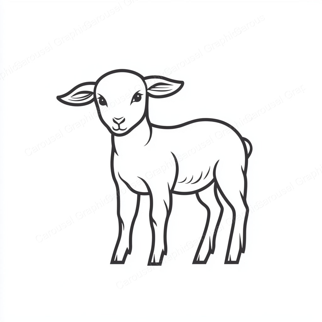 Lamb Vector Graphic preview