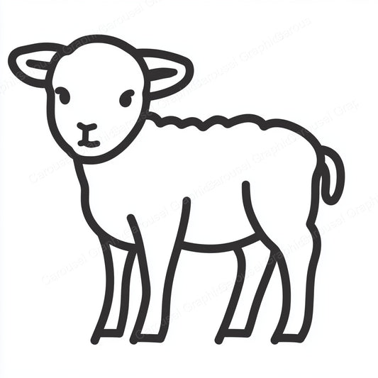 Lamb Vector Graphic preview