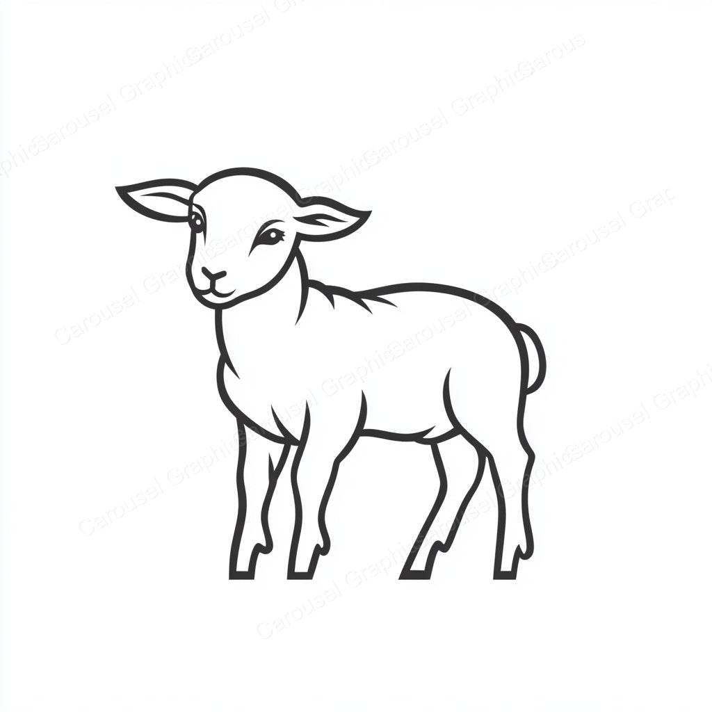 Lamb Vector Graphic preview