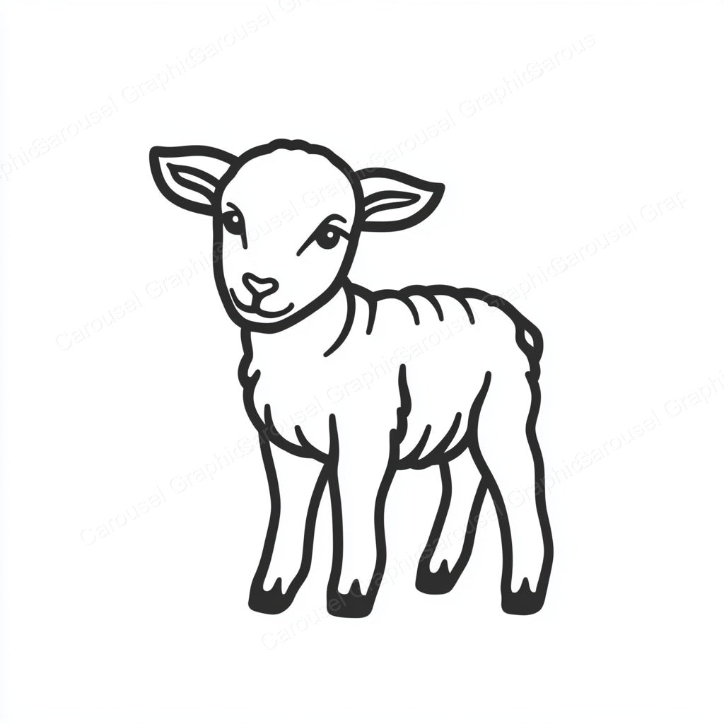 Lamb Vector Graphic preview