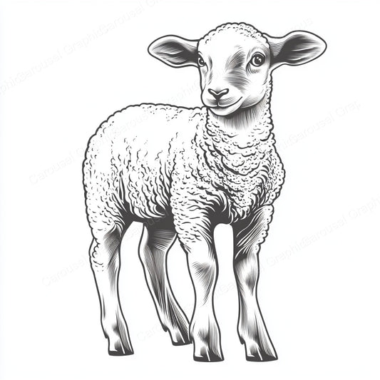 Lamb Vector Graphic preview