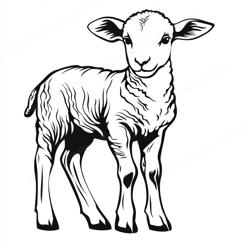 Lamb Vector Graphic preview