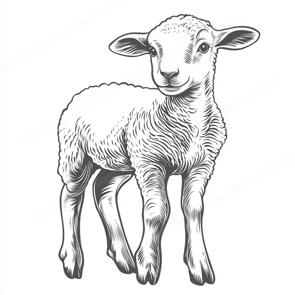 Lamb Vector Graphic preview