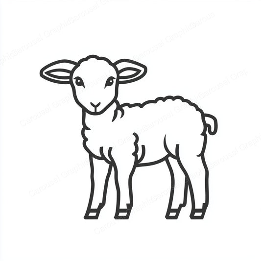 Lamb Vector Graphic preview