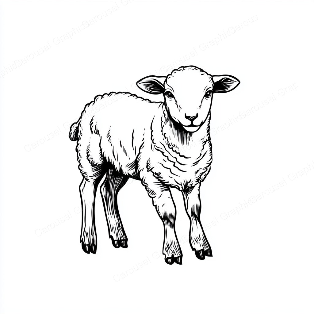 Lamb Vector Graphic preview