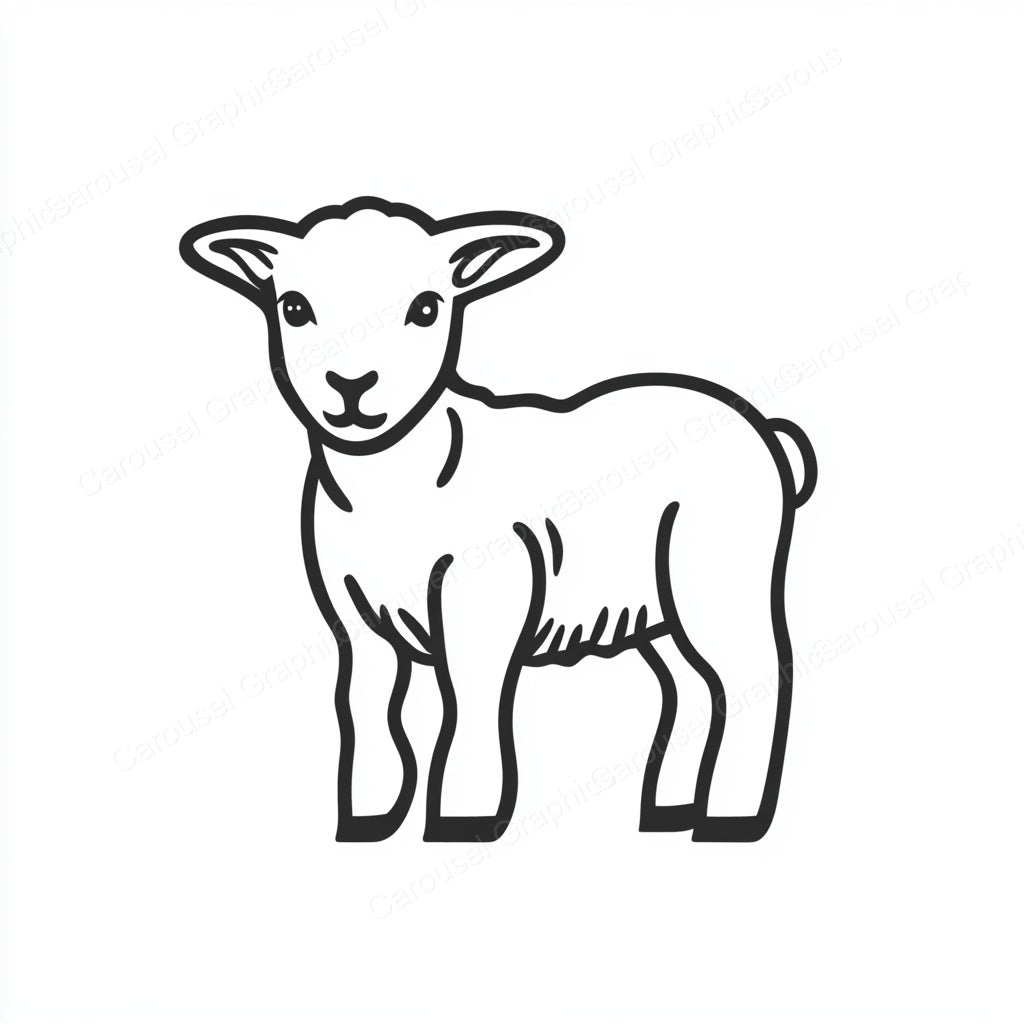 Lamb Vector Graphic preview