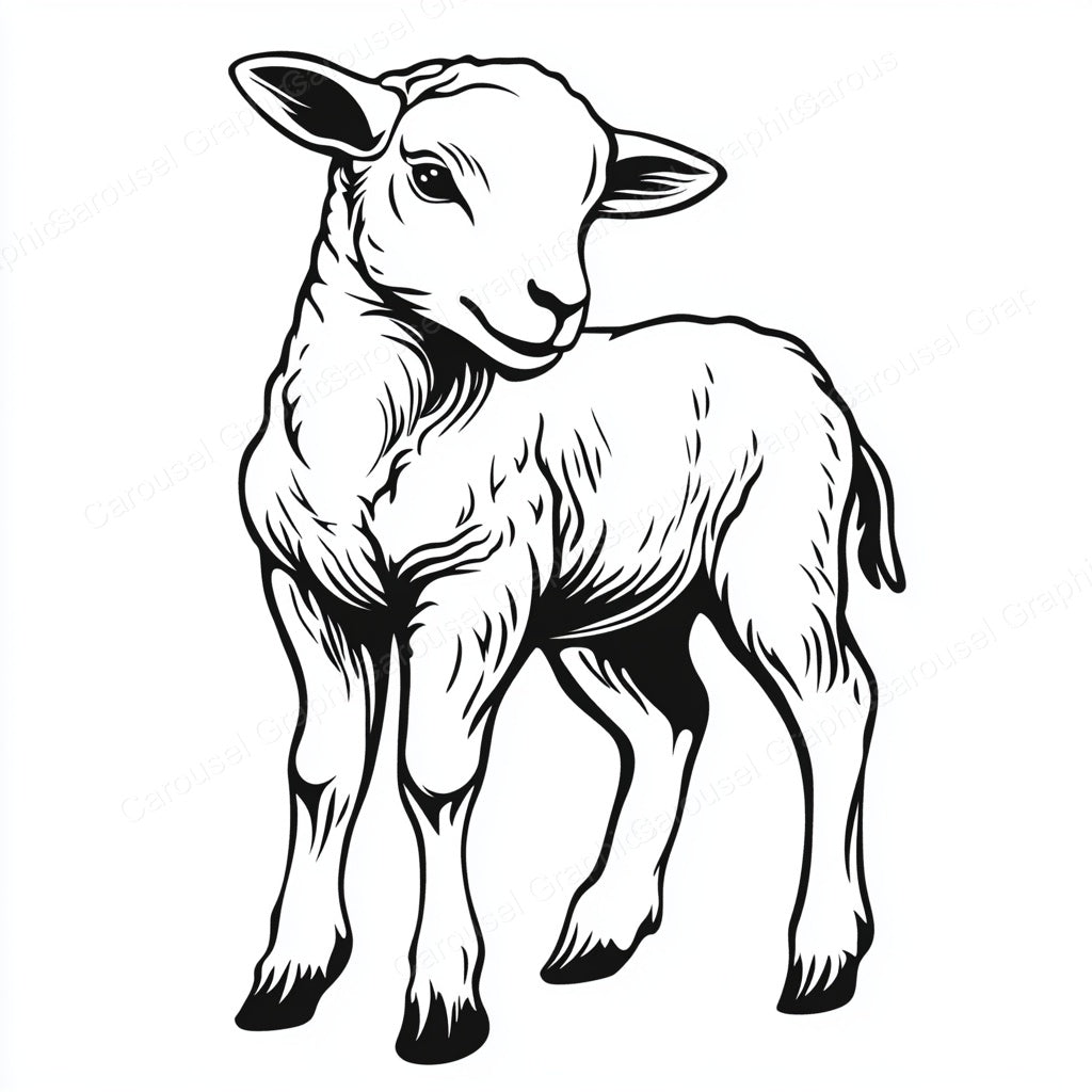 Lamb Vector Graphic preview