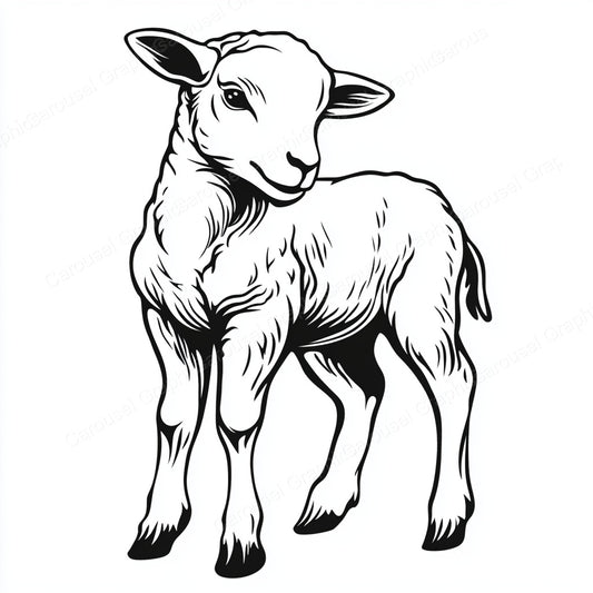 Lamb Vector Graphic preview