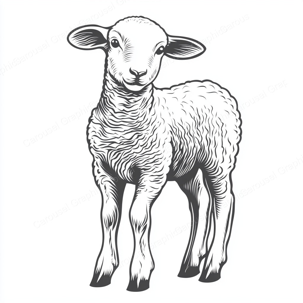 Lamb Vector Graphic preview