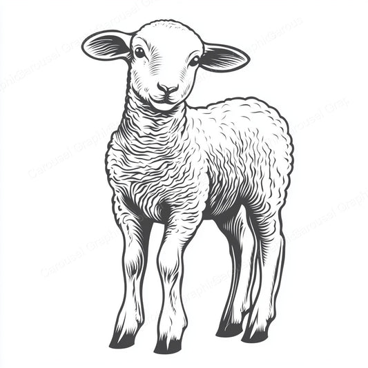 Lamb Vector Graphic preview