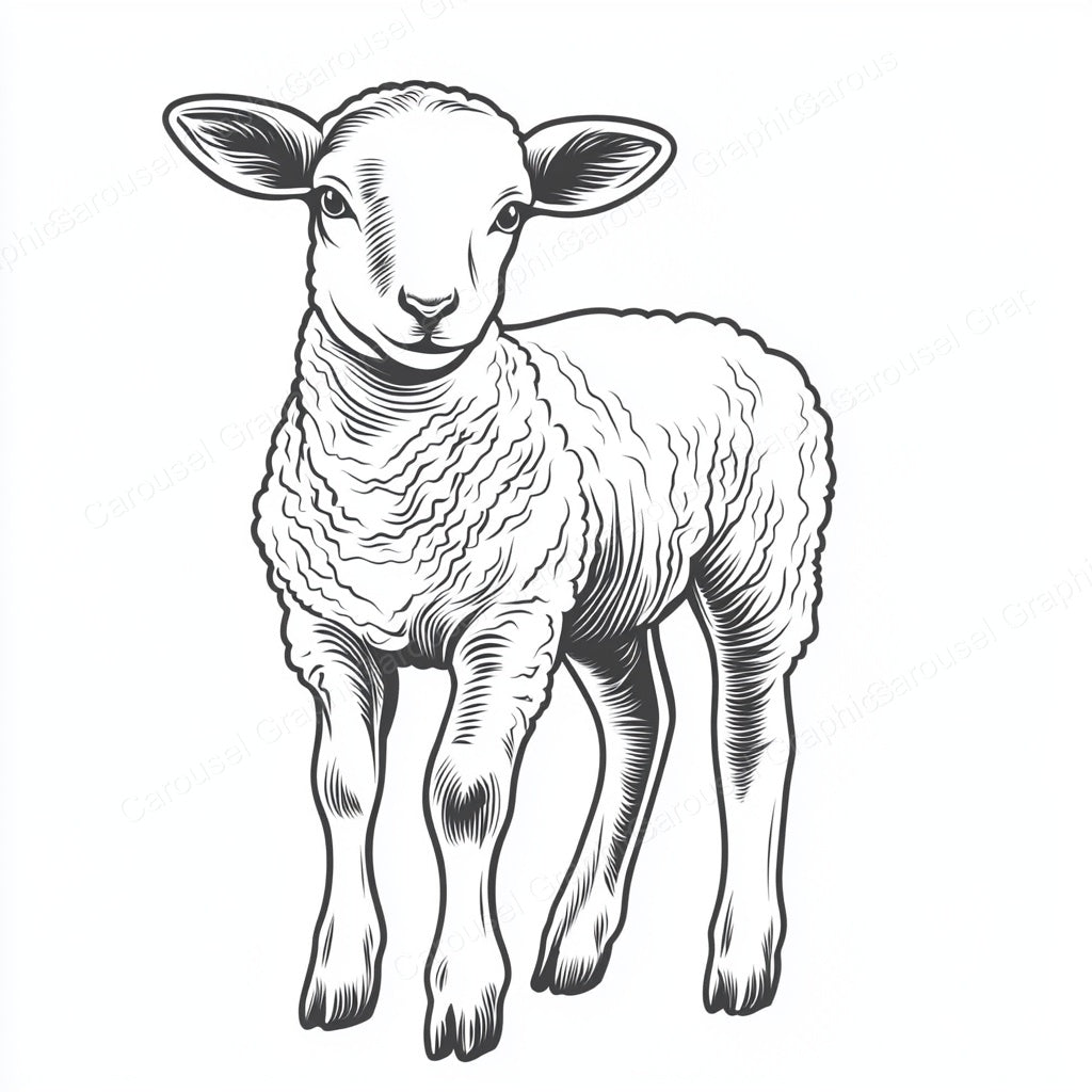 Lamb Vector Graphic preview