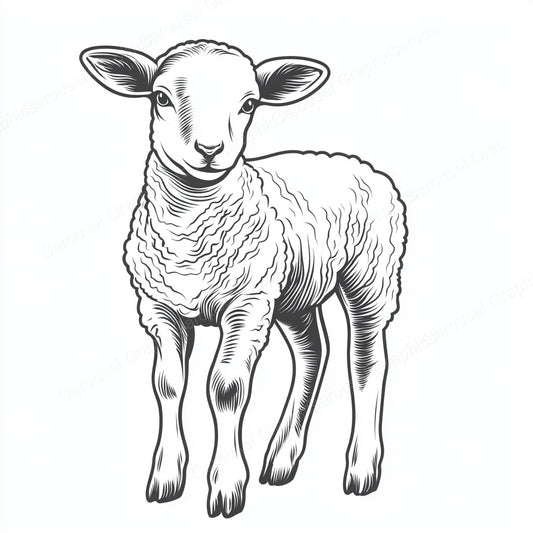 Lamb Vector Graphic preview
