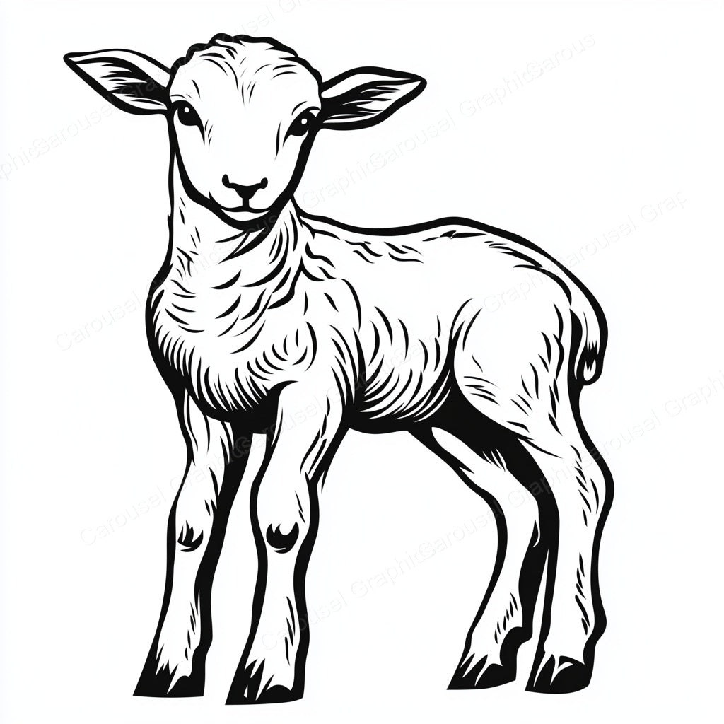 Lamb Vector Graphic preview
