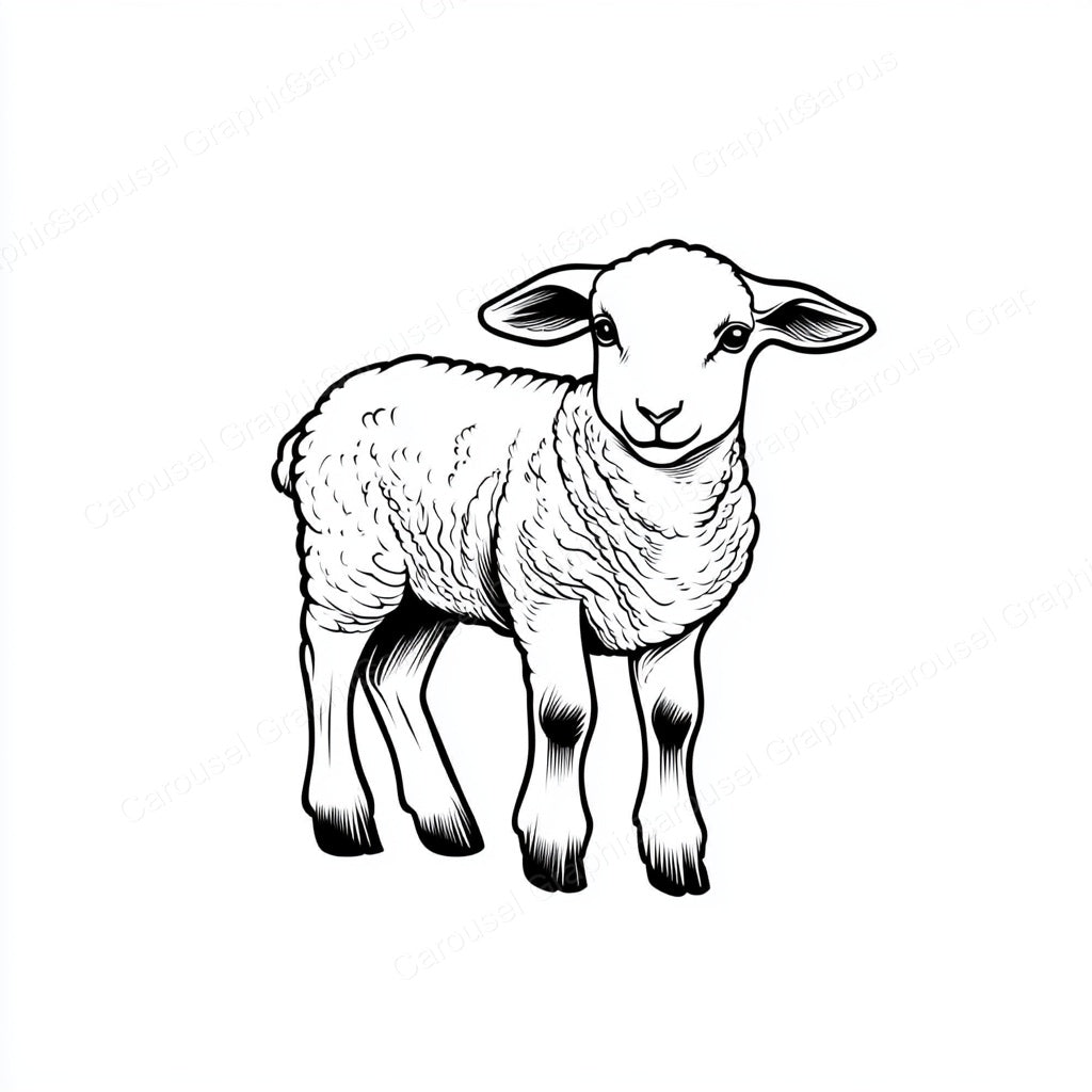 Lamb Vector Graphic preview
