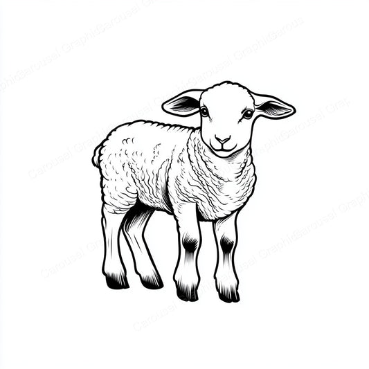 Lamb Vector Graphic preview