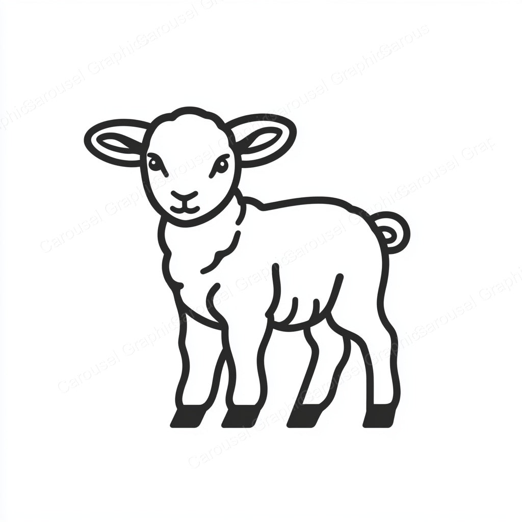 Lamb Vector Graphic preview