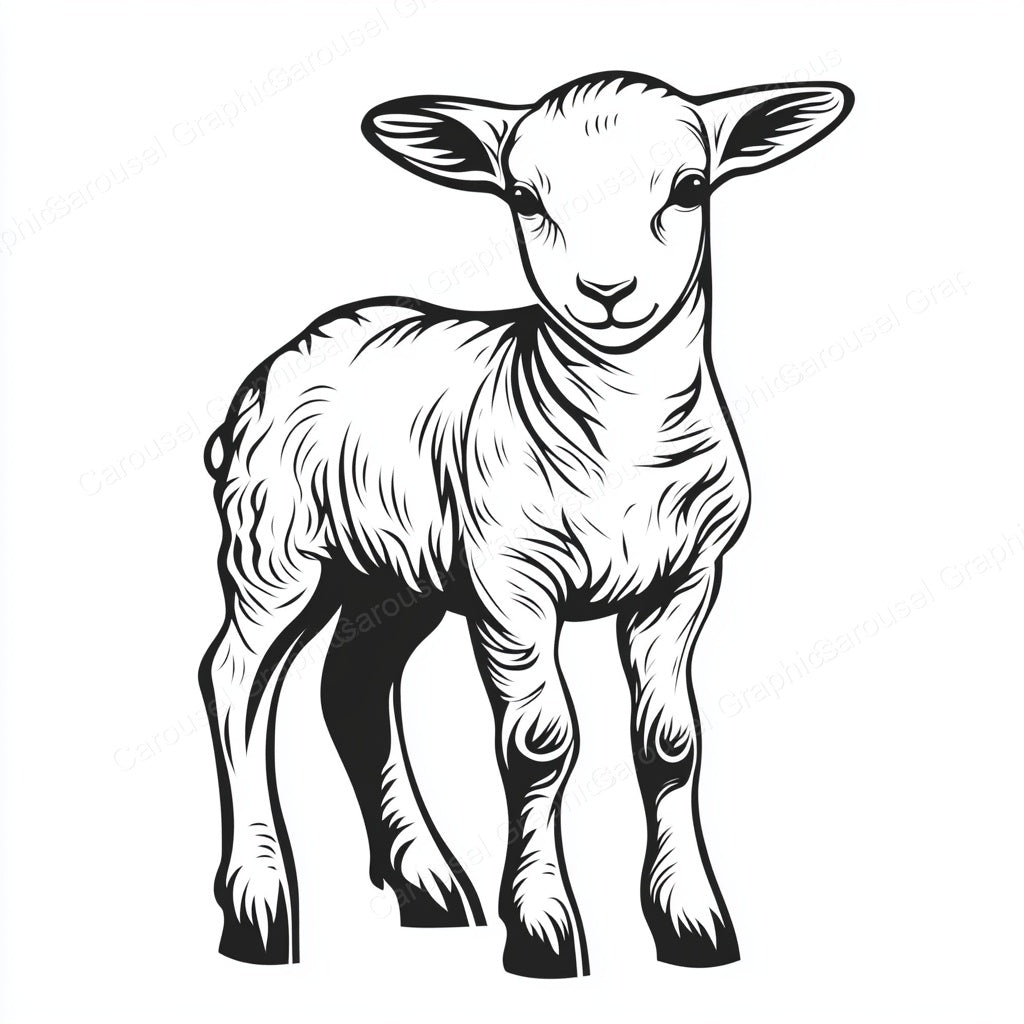 Lamb Vector Graphic preview