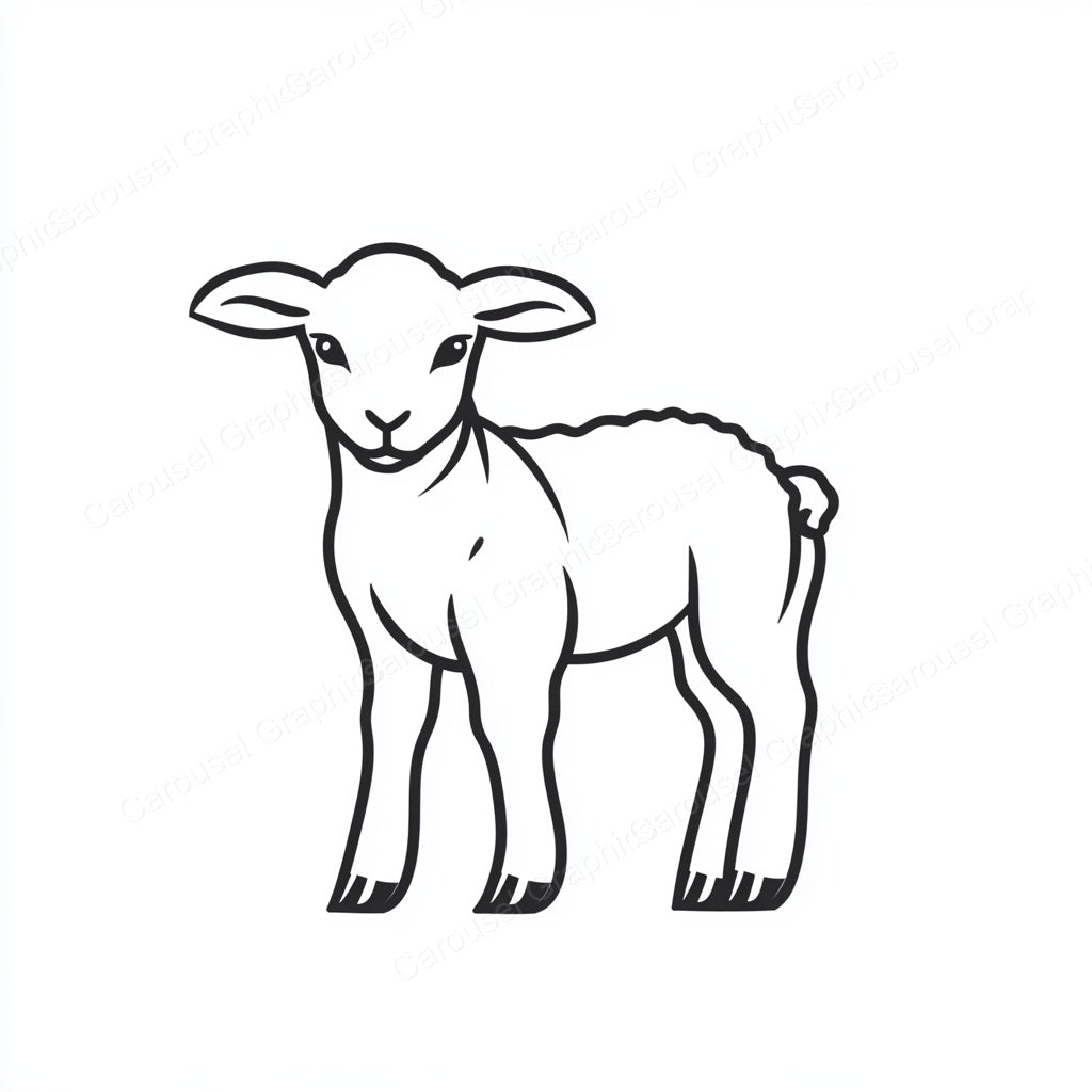 Lamb Vector Graphic preview