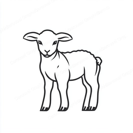 Lamb Vector Graphic preview